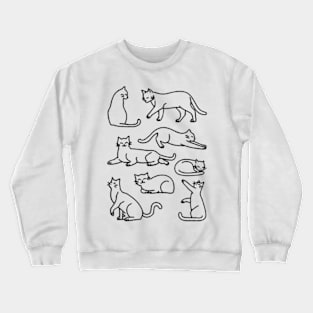 Cat Lover, Funny Cat, Cat Mama, Gift For Fur Mom, Cute Cat Crewneck Sweatshirt